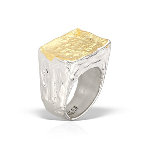 SCRATCHING LOVE RING - RECTANGULAR